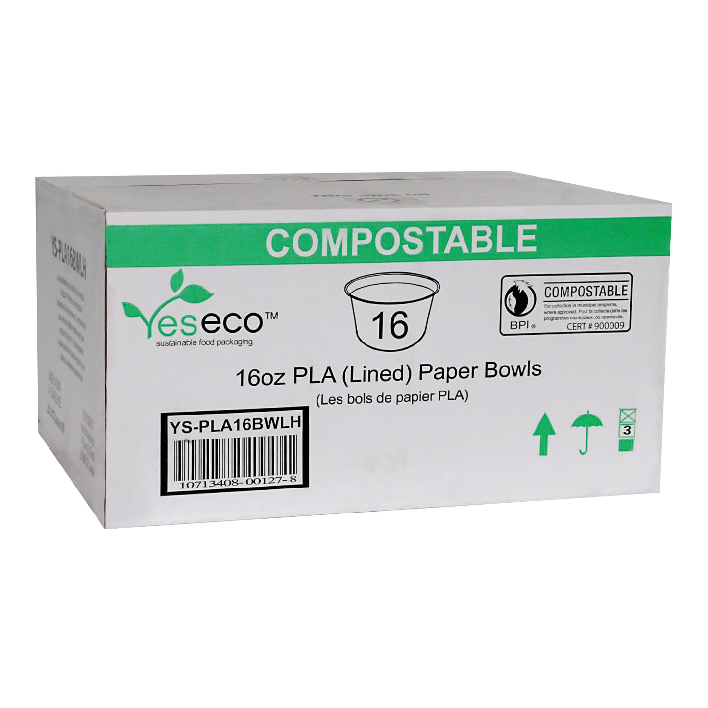 YesEco 16oz PLA BOWL