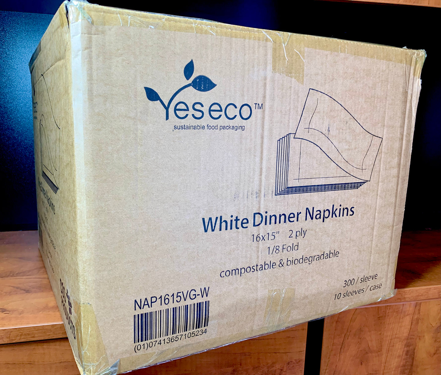Napkin Dinner 2 Ply White