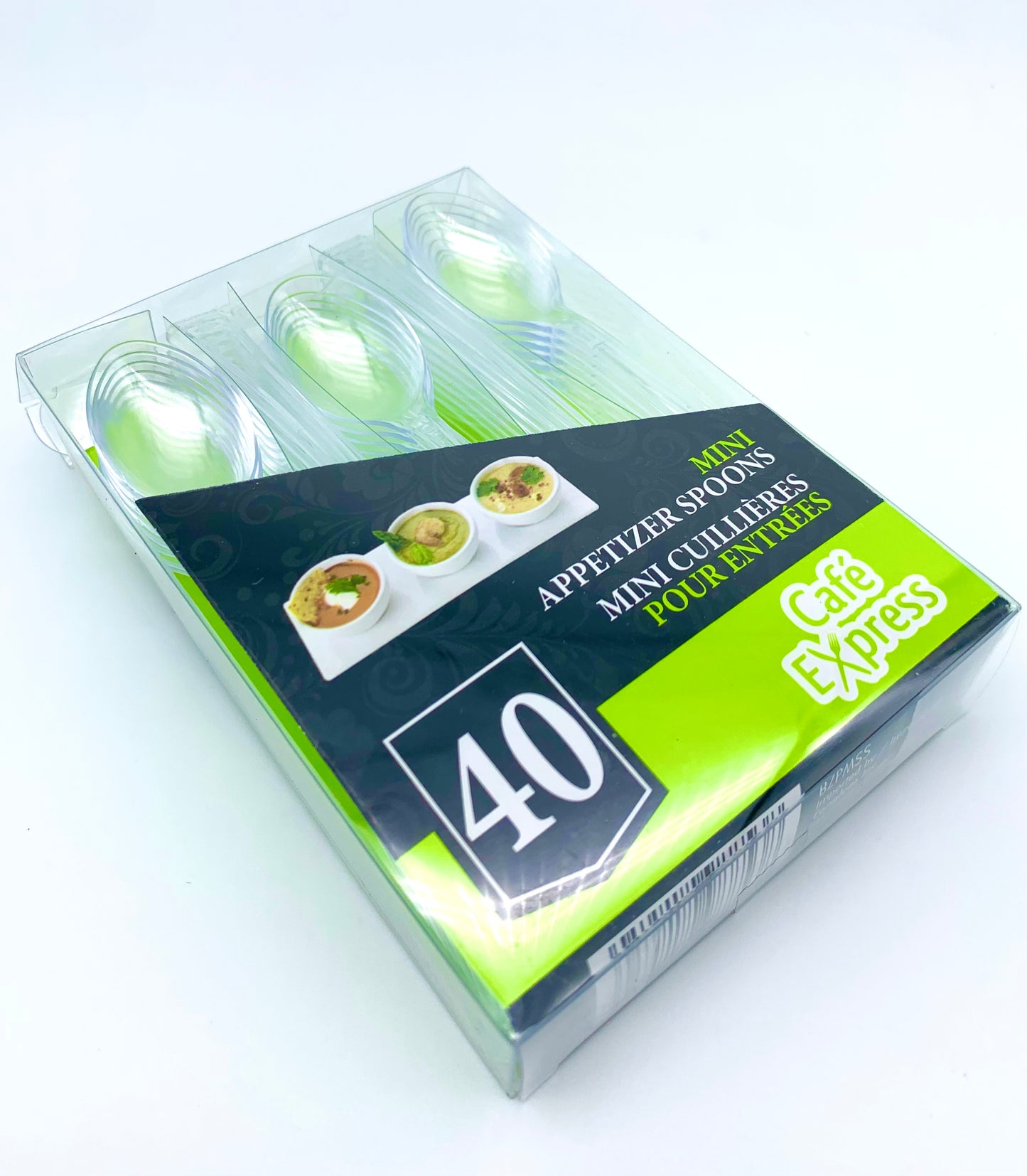 Mini Clear Plastic Appetizer Spoons