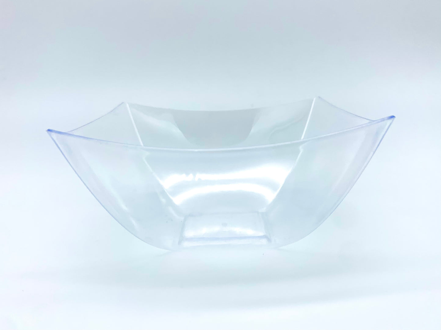 8oz Clear Plastic Square Bowls