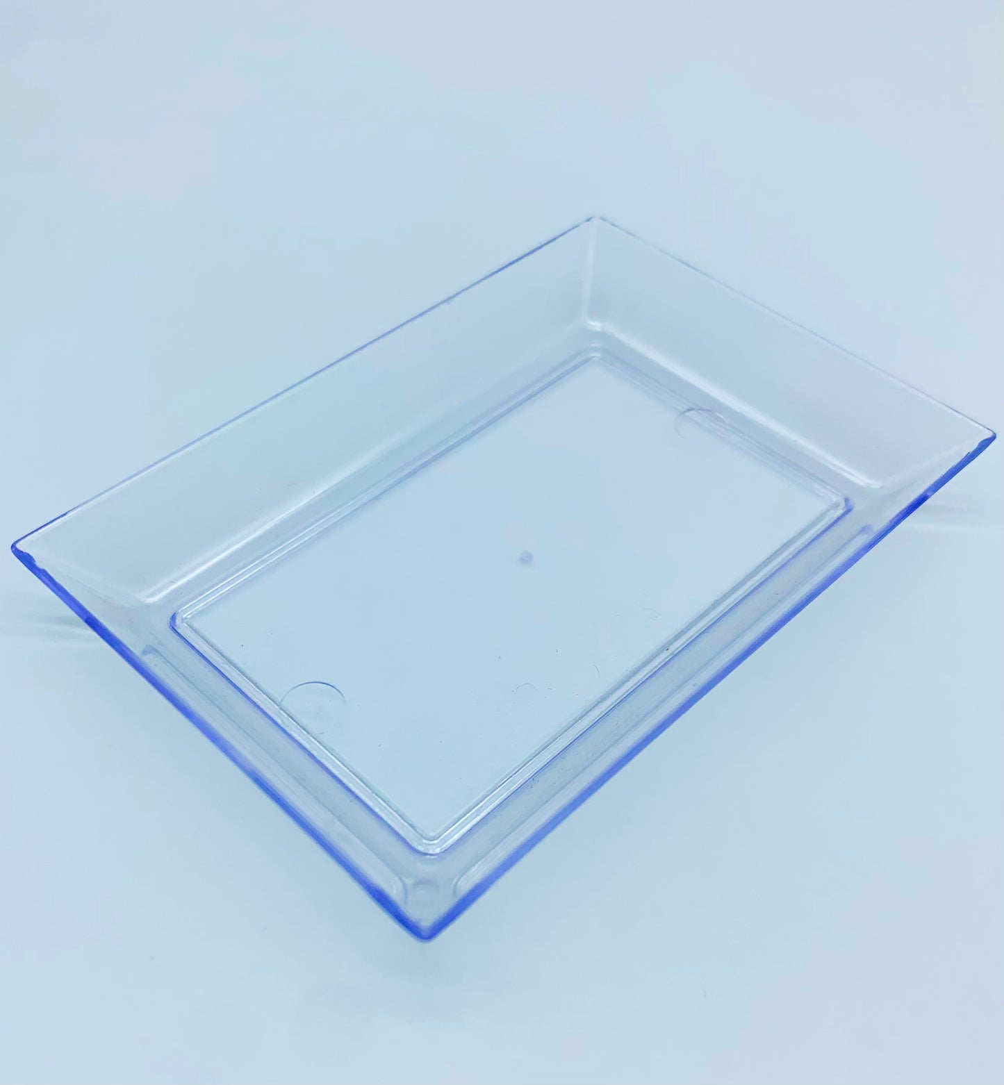 Mini Clear Plastic Rectangle Trays