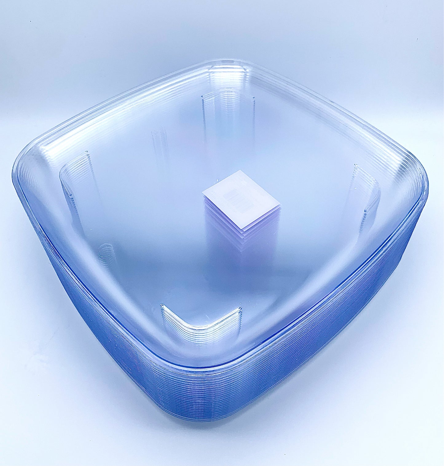 Clear Plastic 12” Square Tray