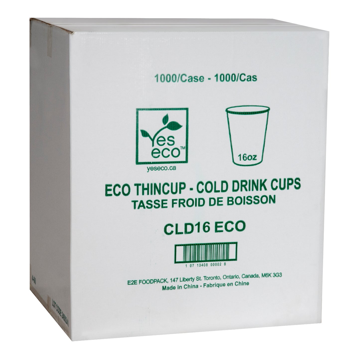 16oz Cold Drink Thincup – YesEco