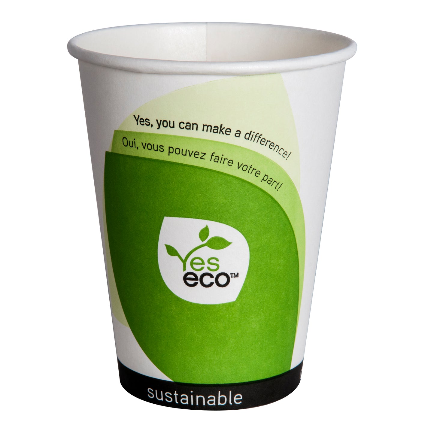 YesEco 12oz PLA (Lined) Hot Cup