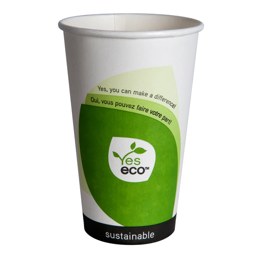 YesEco 16oz PLA (Lined) Hot Cup