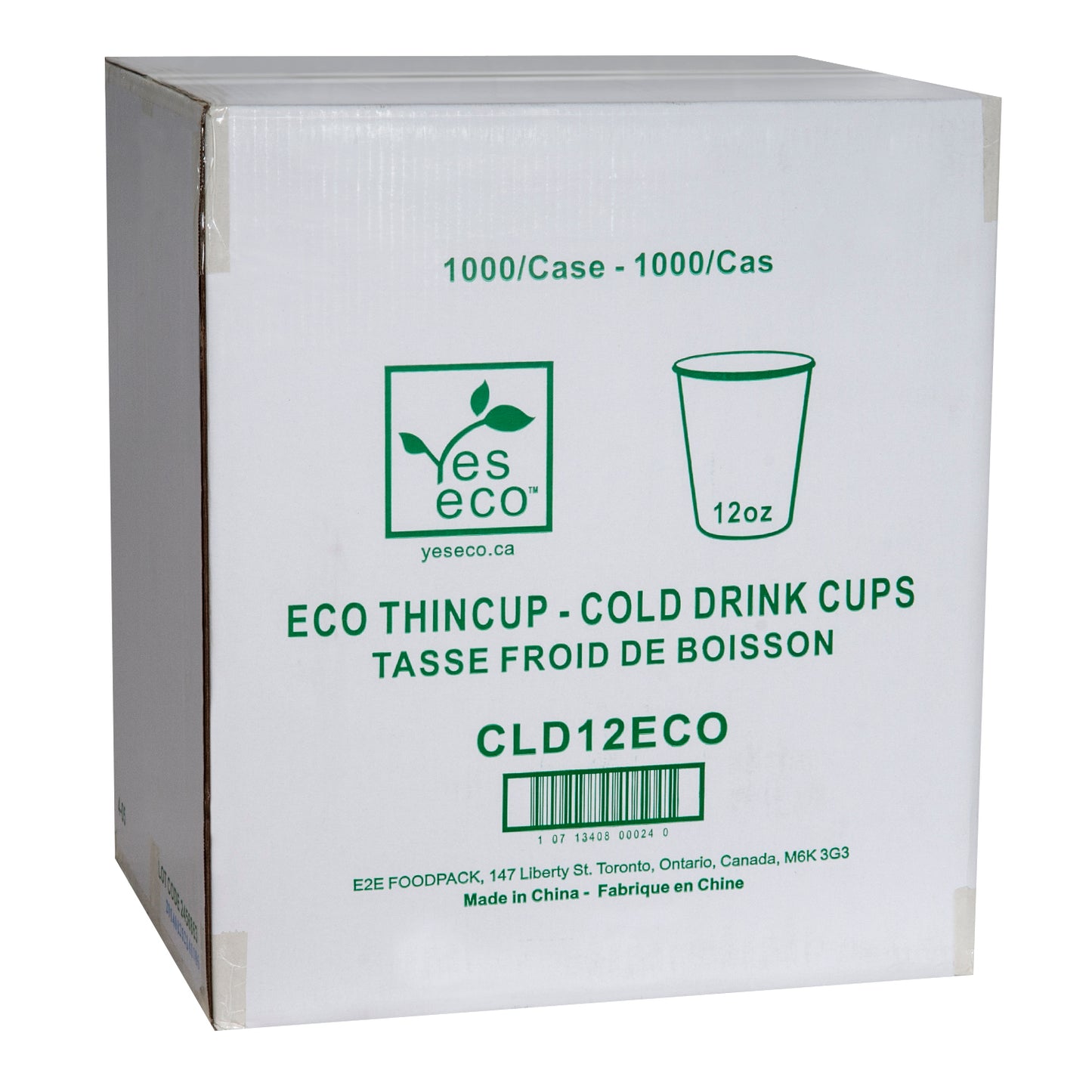 12oz Cold Drink Thincup – YesEco