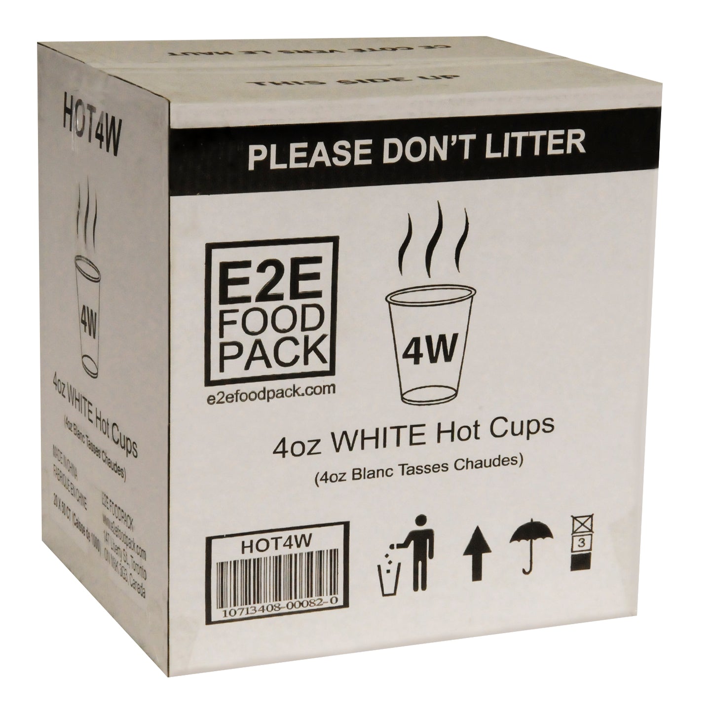 4oz White Hot Cup