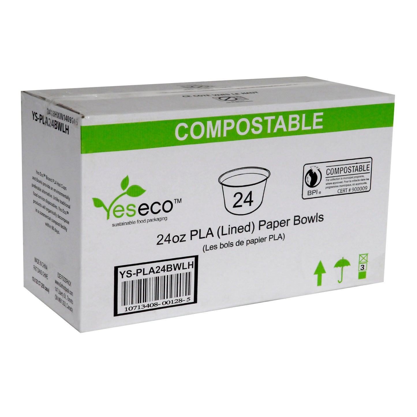 YesEco 32oz PLA BOWL