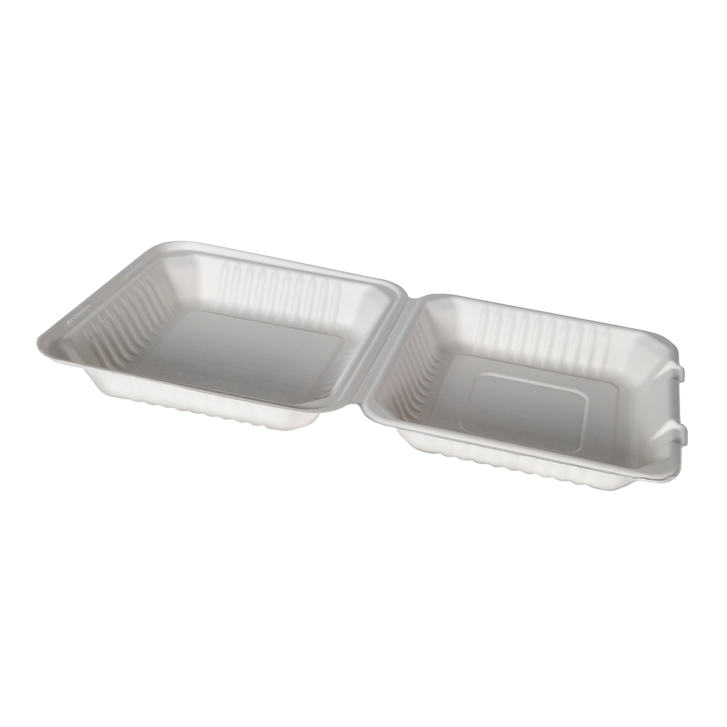 9″ Bagasse Food Clam