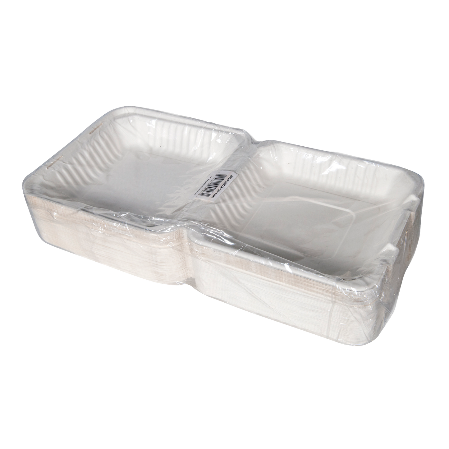 9″ Bagasse Food Clam