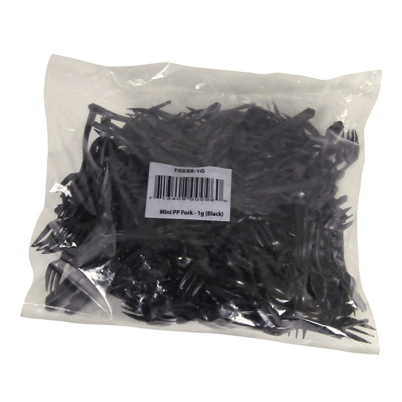 MINI BLACK PP FORK 88MM 2000 PC/CASE, 8X250