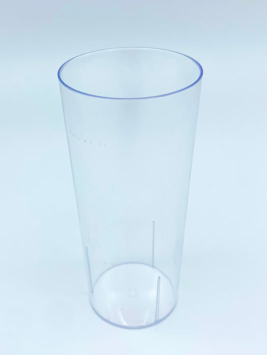 Clear Plastic Tall Round Mousse Cups