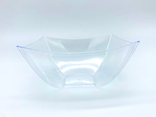 8oz Clear Plastic Square Bowls