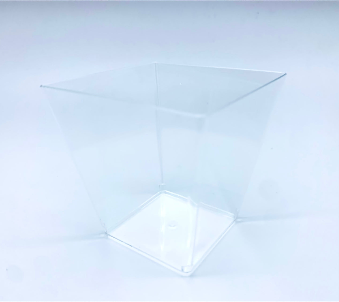 Clear Plastic Square Mini Bowls