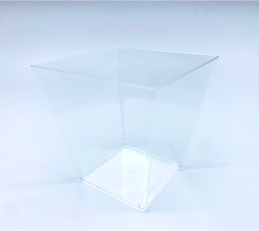 Clear Plastic Square Mini Bowls