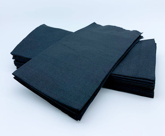 Napkin Dinner 2 Ply Black