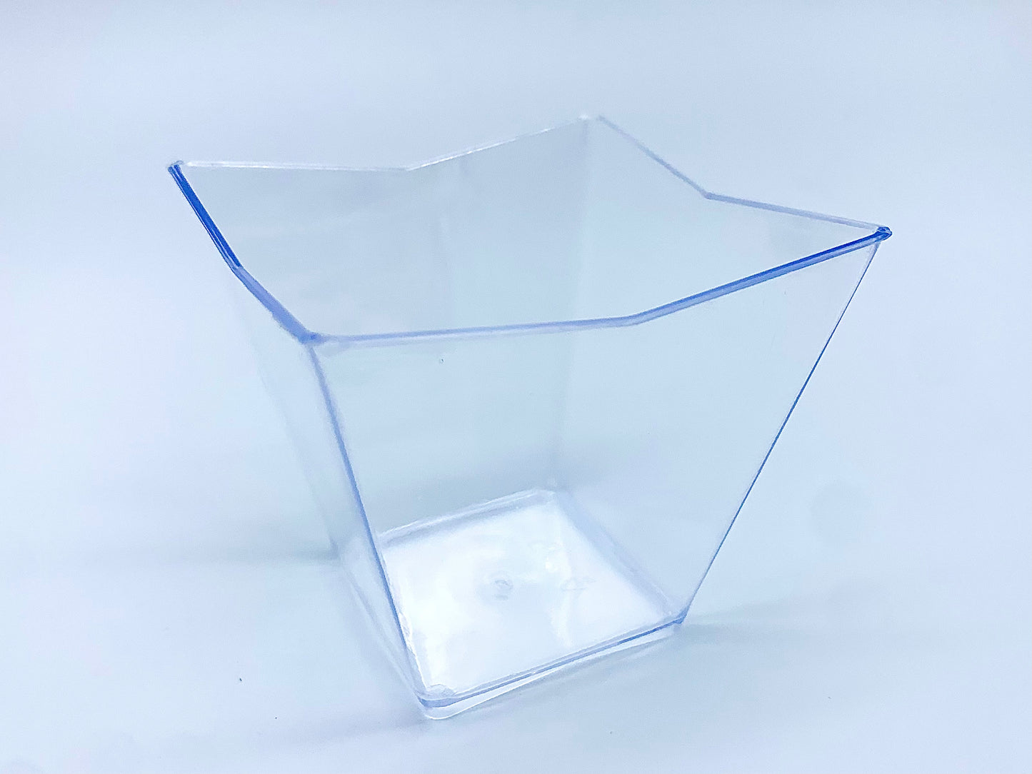 Plastic Clear Square 4oz Gelato Cups