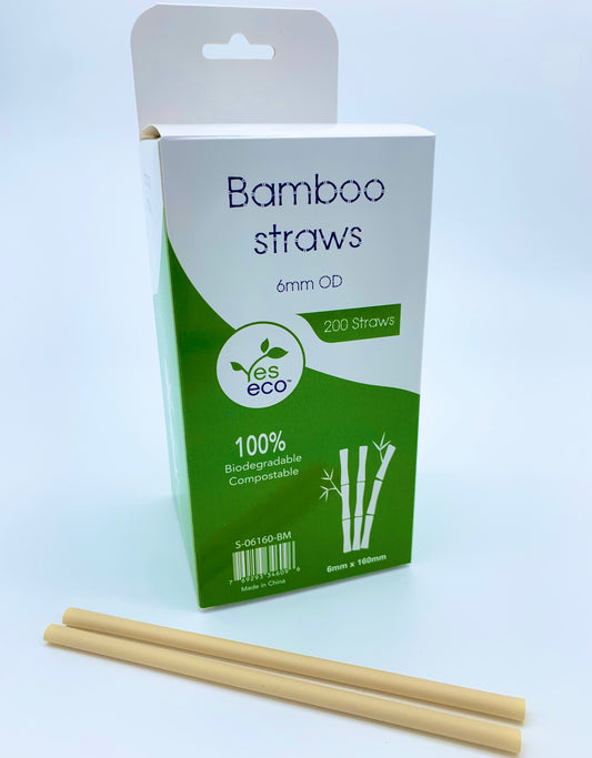 Straw Bamboo 6"