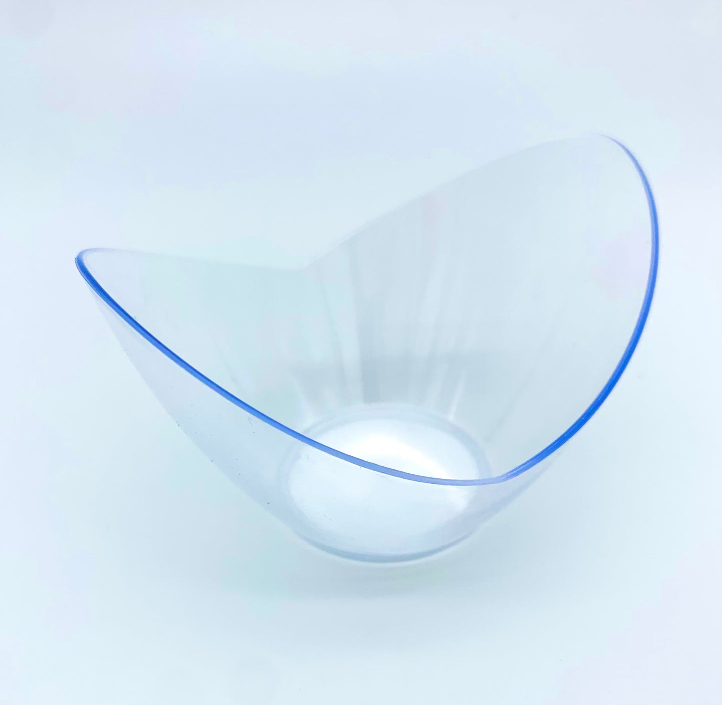 Clear Plastic Oval Mousse Bowl