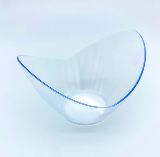 Clear Plastic Oval Mousse Bowl