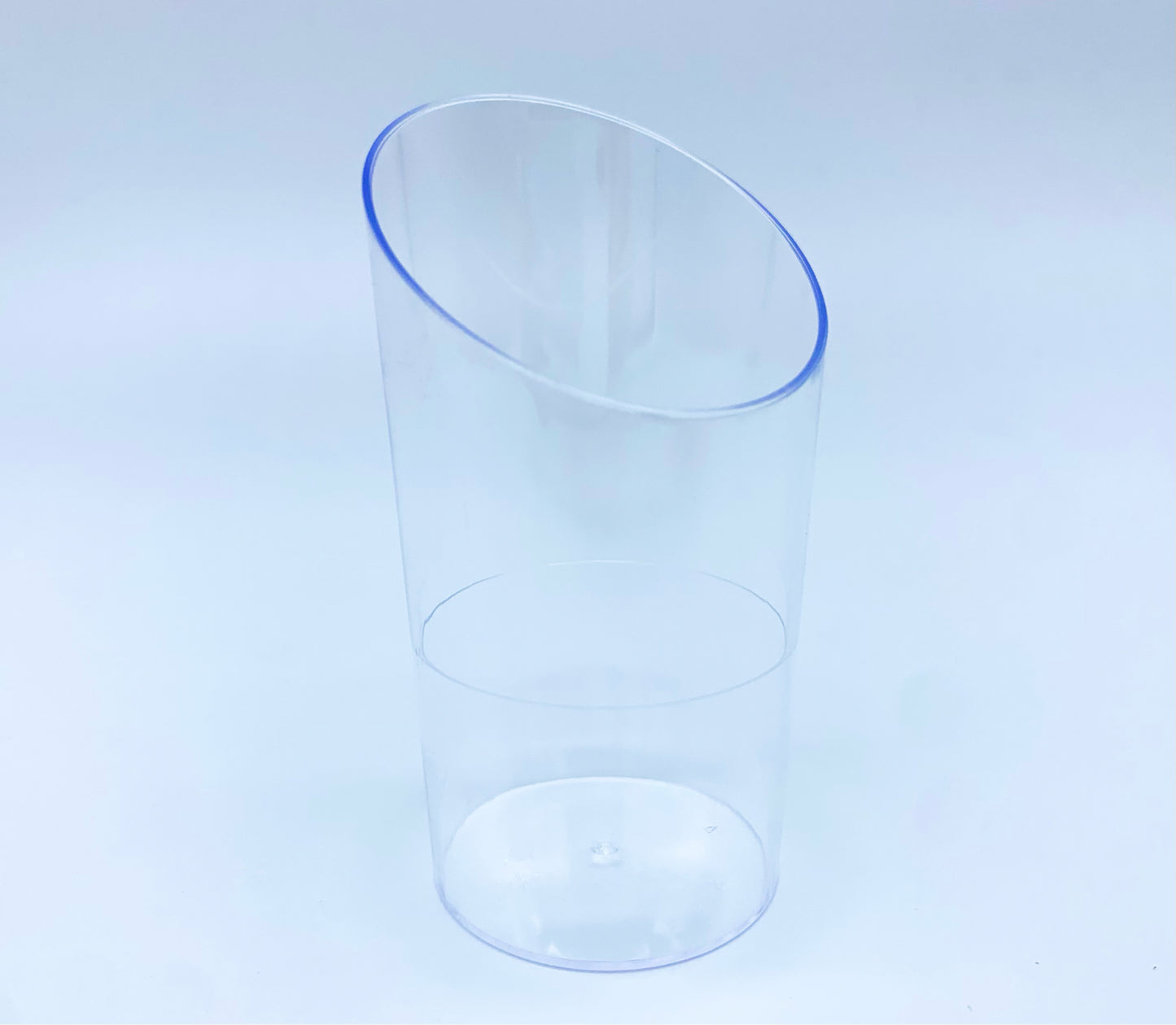 Clear Plastic Cylinder Desert Bowls