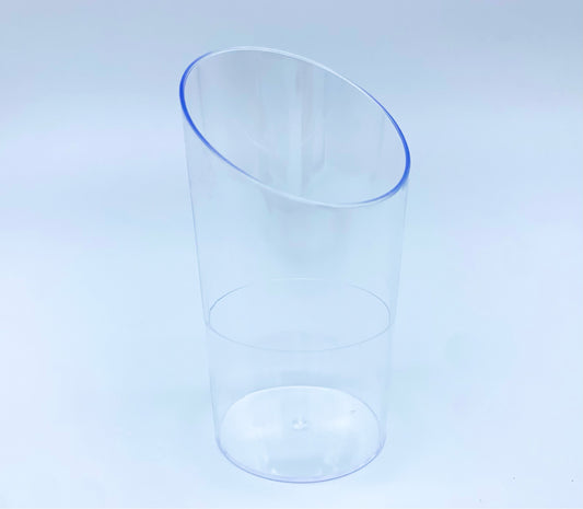 Clear Plastic Cylinder Desert Bowls