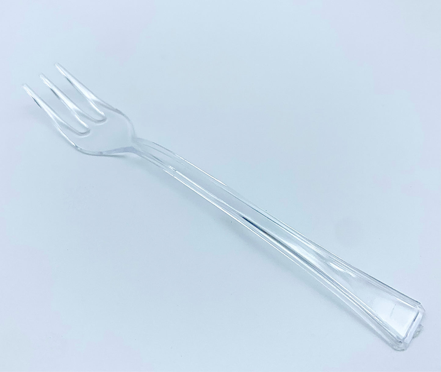Clear Plastic Mini Appetizer Forks