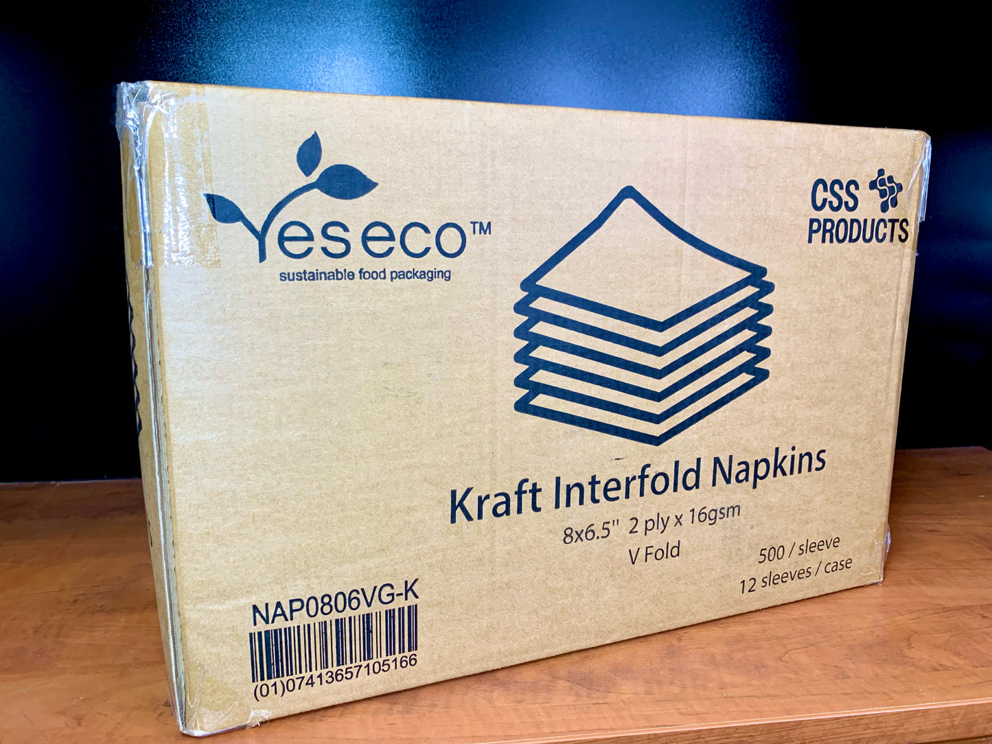 Napkin Interfold 2 Ply Kraft