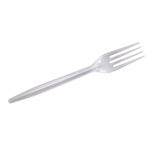 7″ White Fork Nested