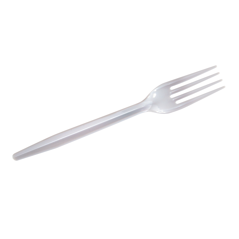 7″ White Fork Wrapped
