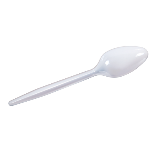 7″ White Tea Spoon Nested