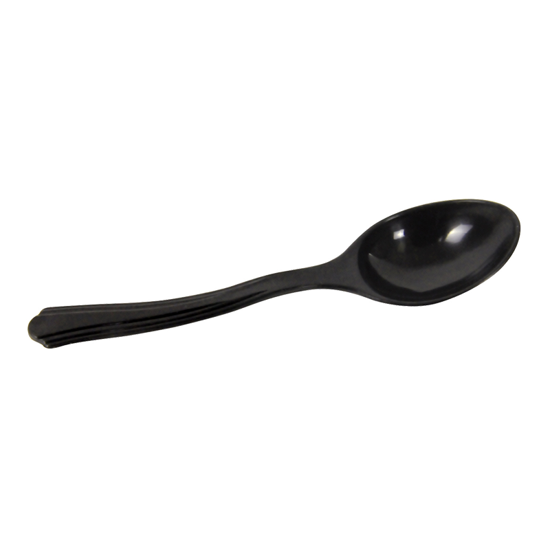 MINI BLACK PP SPOON 88MM 2000 PC/CASE, 8X250