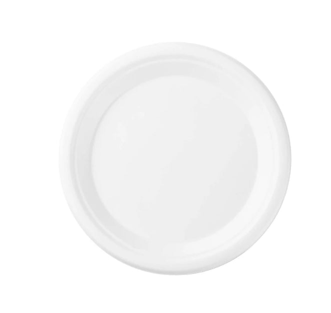 6'' Bagasse Round Plate