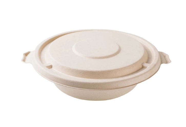 32OZ Bagasse Round Bowl