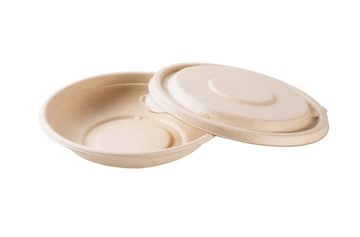 24OZ Bagasse Round Bowl