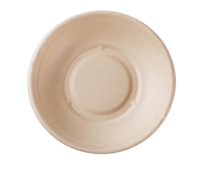 24OZ Bagasse Round Bowl