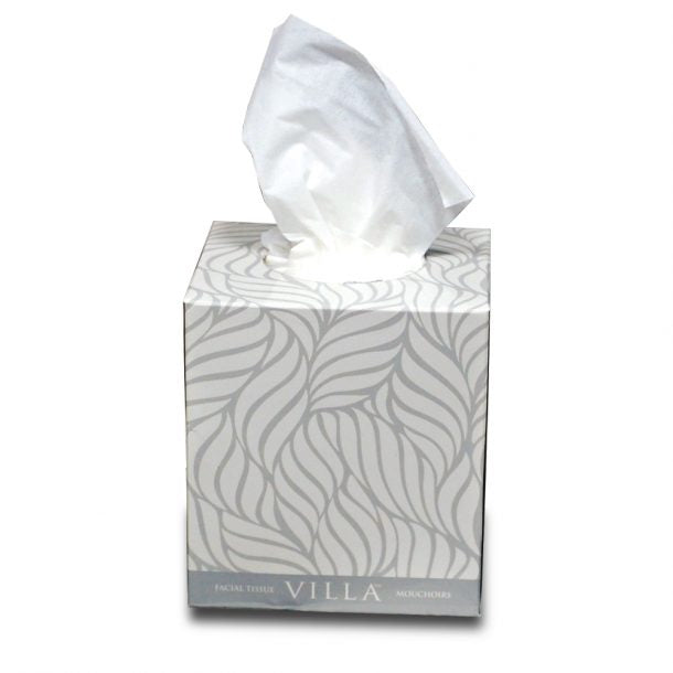 Villa Elite Facial Tissue Cube 100 Shts - 36 Box/case